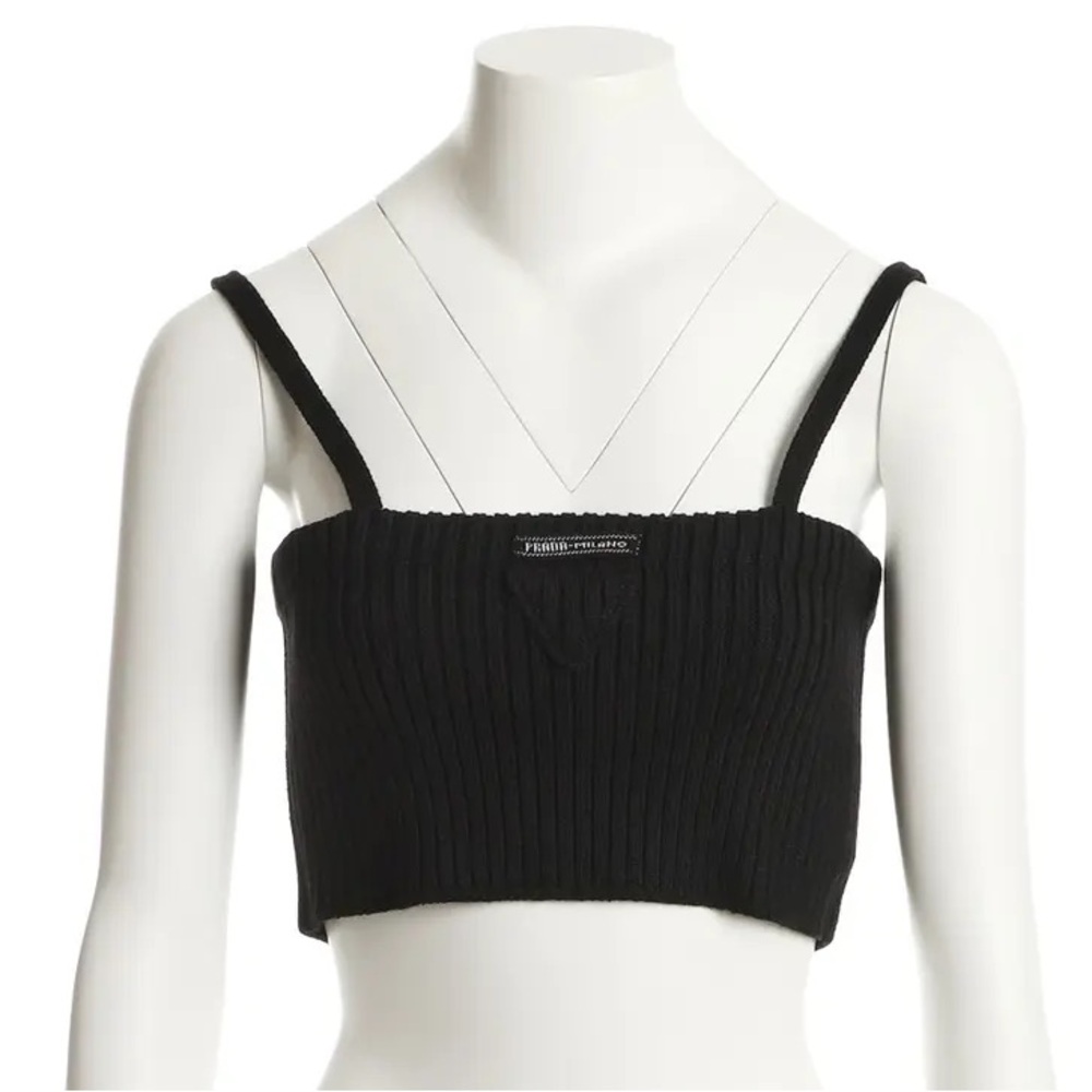 Prada ribbed knitted Crop Top BNWT